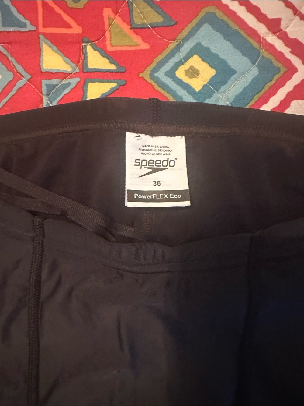Speedo Men's Black Swim Pants PowerFLEX Eco